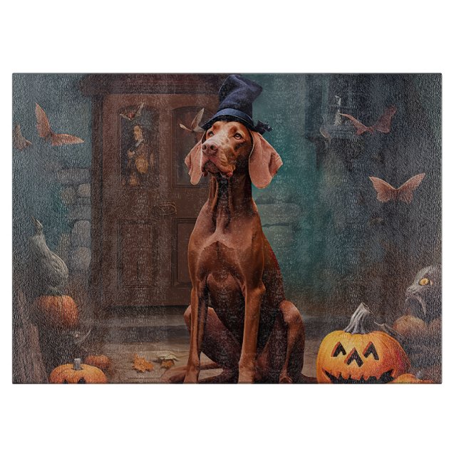Vizsla Pumpkins Halloween Scary (Framsidan)