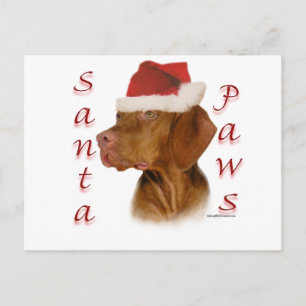 Vizsla Santa Tassar Helg Vykort