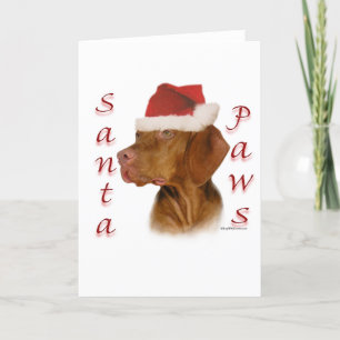 Vizsla Santa tassar Helgkort