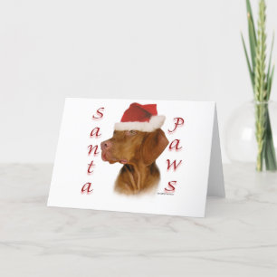 Vizsla Santa tassar Helgkort