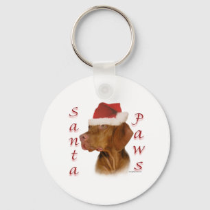 Vizsla Santa Tassar Nyckelring