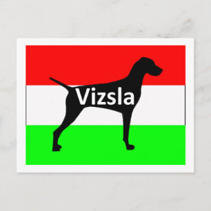 vizsla silo namn om Ungern-Flagga.png Vykort