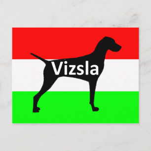 vizsla silo namn om Ungern-Flagga.png Vykort