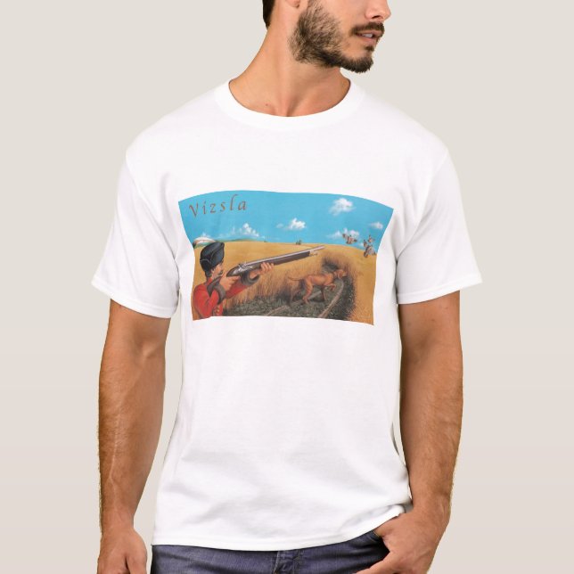 Vizsla skjorta t shirt (Framsida)