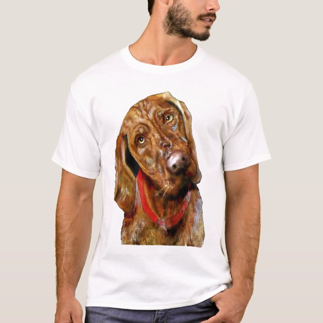 Vizsla T-tröja T Shirt (Framsida)