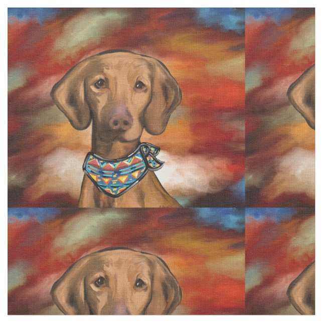 Vizsla Tyg (Närbild)