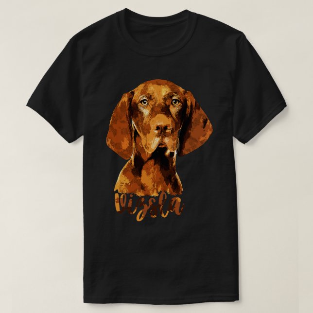 Vizsla Ungerska pekare (1) T Shirt (Design framsida)