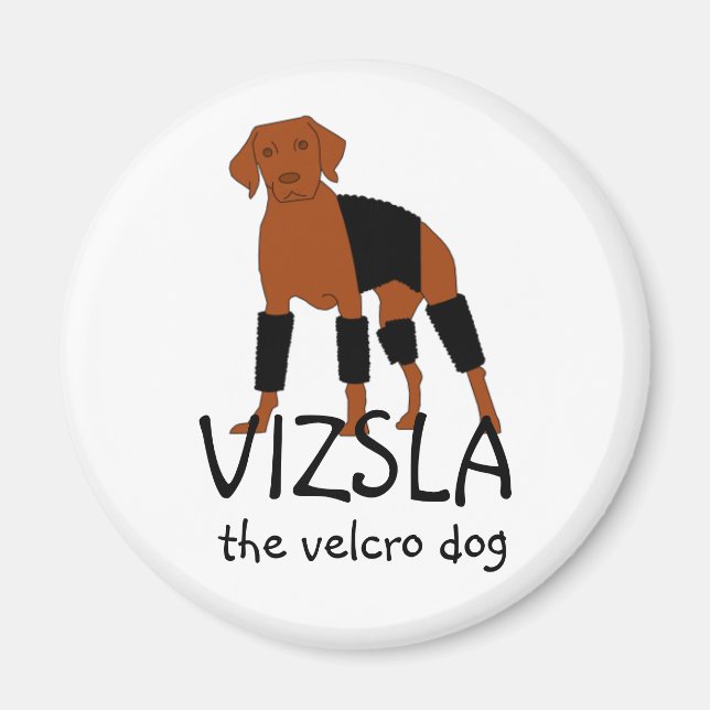 Vizsla, Velcro Hund magnet (Framsidan)