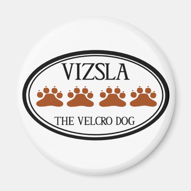 Vizsla, Velcro Hund magnet (Framsidan)