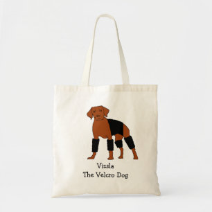 Vizsla Velcrohunden Tygkasse
