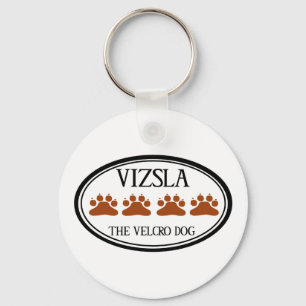 Vizsla Velcrohundkeychainen Nyckelring