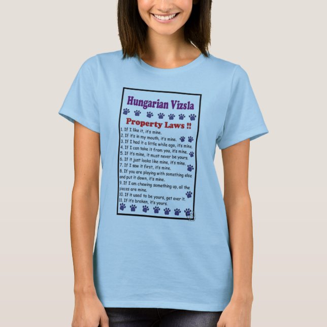vizslaregler t-shirt (Framsida)