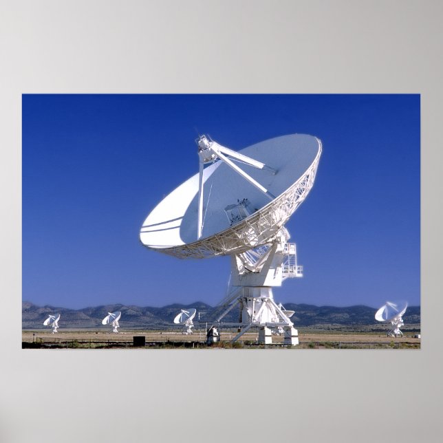 VLA - lyssna på universum Poster (Framsidan)
