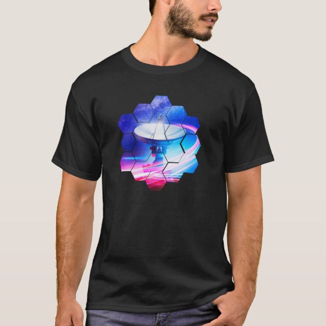 VLA Radio Telescope: Neonljus T Shirt (Framsida)