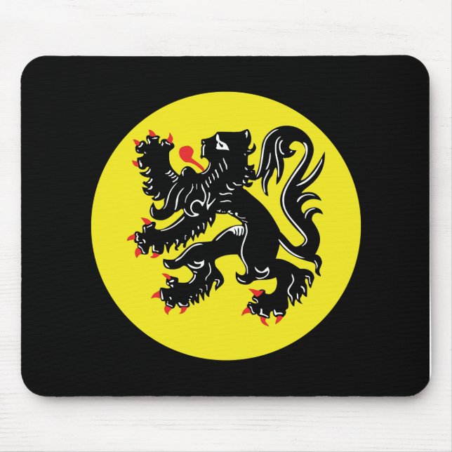 Vlaamse Leeuw van Vlaanderen muismatje Musmatta (Framsidan)
