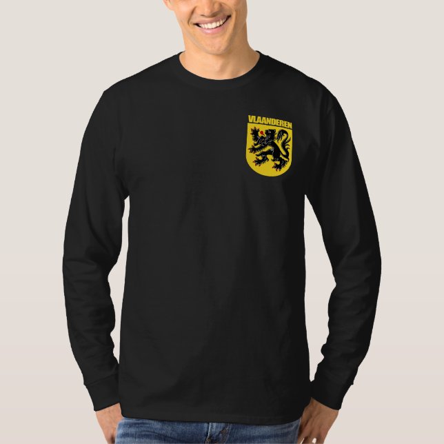 Vlaanderen (Flanders) Apparel T-shirt (Framsida)