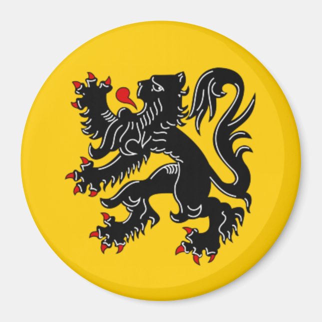 Vlaanderen (Flanders) Magnet (Framsidan)