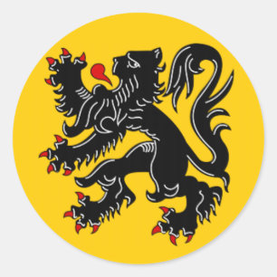 Vlaanderen (Flanders) Runt Klistermärke
