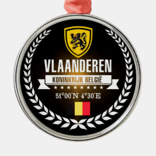 Vlaanderen Julgransprydnad Metall