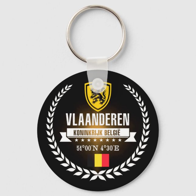 Vlaanderen Nyckelring (Framsida)