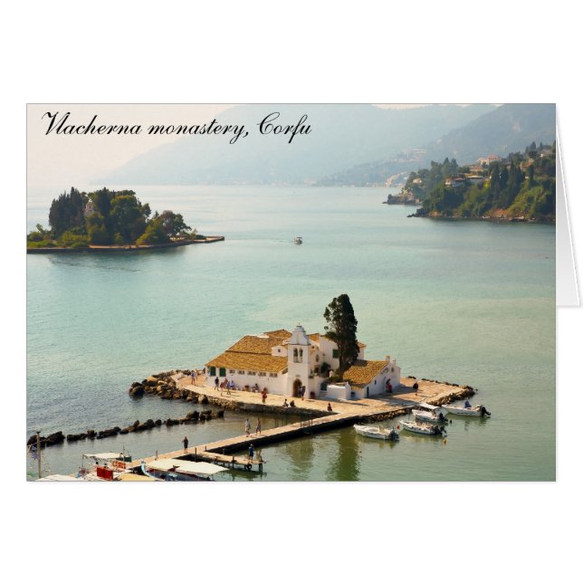Vlacherna kloster hälsningskort (Framsidan Horizontal)