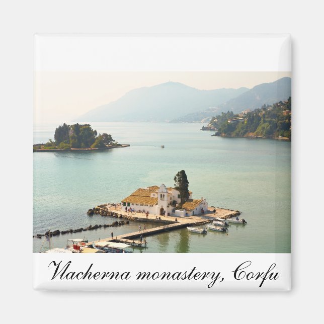 Vlacherna monastery magnet (Framsidan)