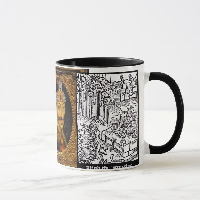 Vlad den Impaler Tri-Design muggen Mugg (Höger)