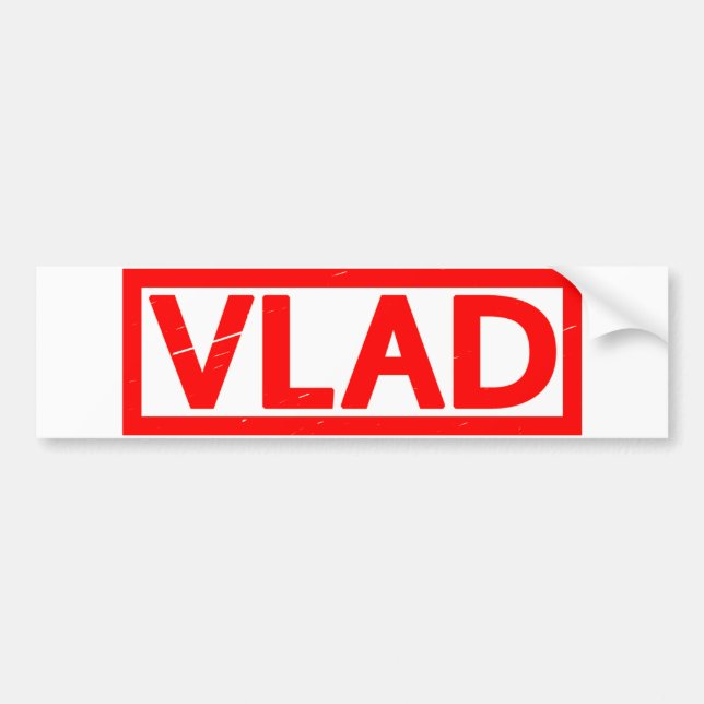 Vlad Frimärke Bildekal (Framsidan)