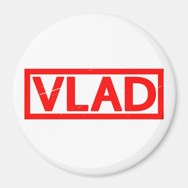Vlad Frimärke Magnet (Framsidan)