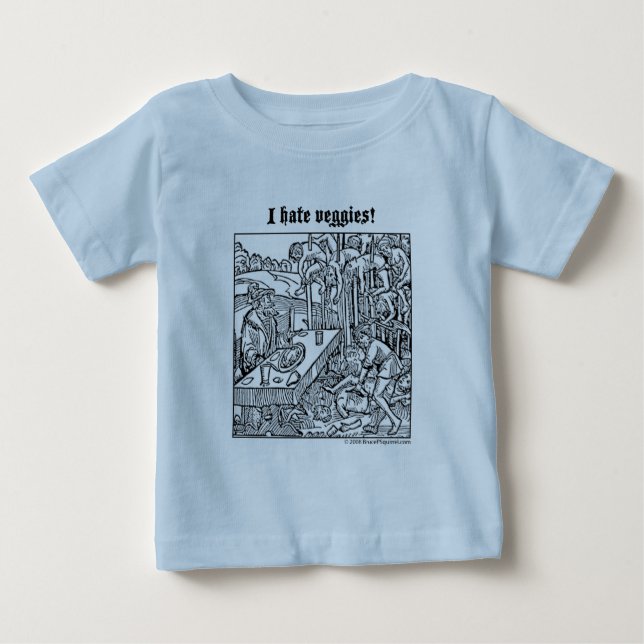 Vlad "hatar jag Veggies!", begynna tshirt Tee Shirt (Framsida)