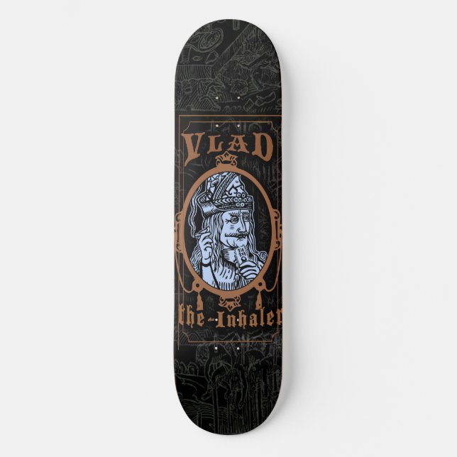 Vlad "Inhaler" Old School Skateboard Bräda 18 Cm (Framsida)