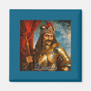 Vlad Spetsaren Medeltida Portratt Dracula Konst  Magnet