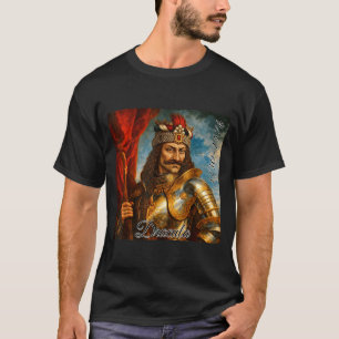 Vlad Spetsaren Medeltida Portratt Dracula Konst  T Shirt