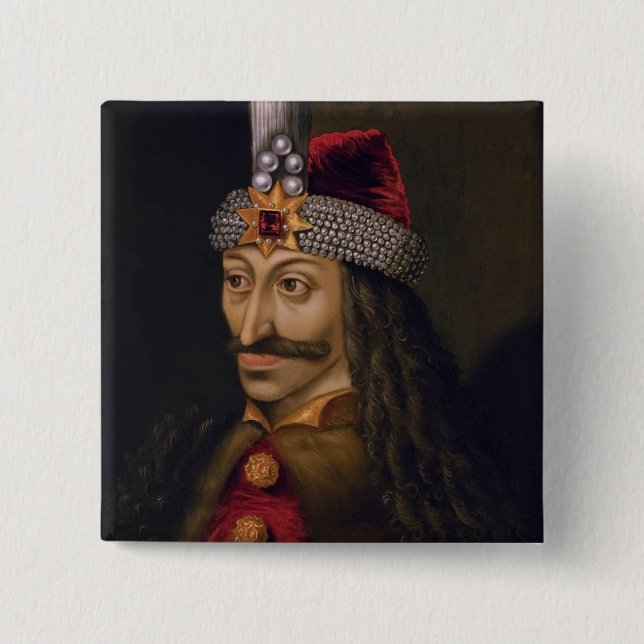 Vlad Tepes Dracula Impaler Voivode of Wallachia Knapp (Framsida)