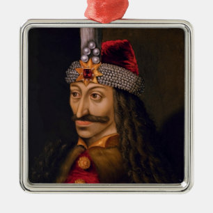 Vlad Tepes Dracula Pfalaren Voivod av Valakiet Julgransprydnad Metall