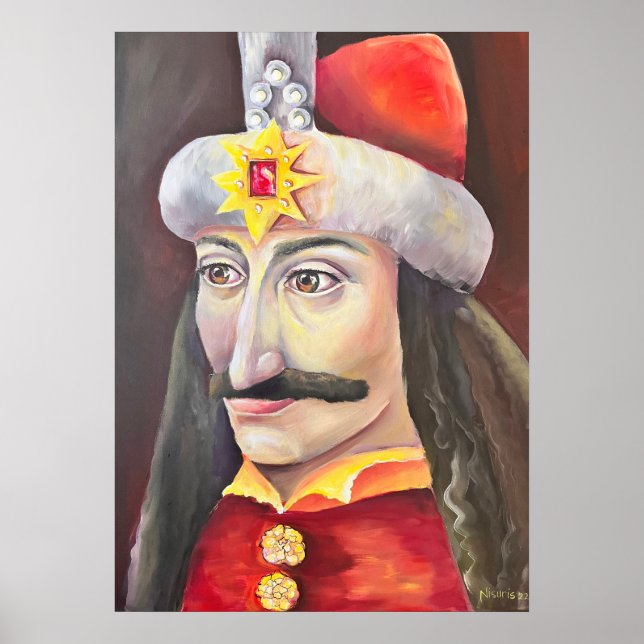 Vlad Tepes Dracula Rumänska kulturarv Poster (Framsidan)