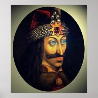 Vlad Ţepeş färg Poster