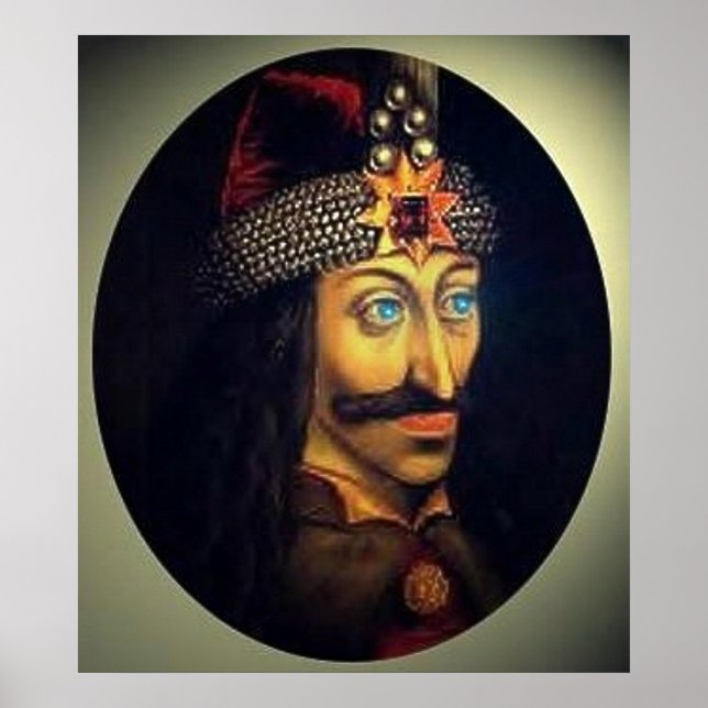 Vlad Ţepeş färg Poster (Framsidan)