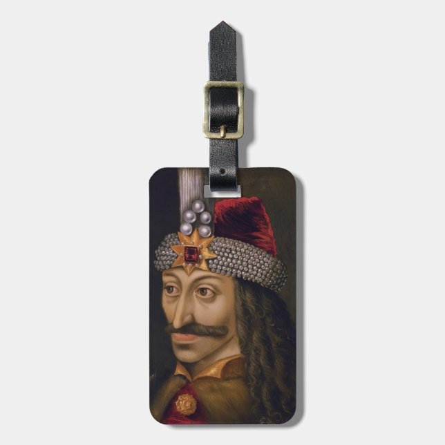 Vlad Tepes: Impaler, Dracula Dragon Prince Voivode Bagagebricka (Vertikal Framsida)