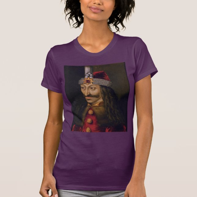 Vlad Tepes: Impaler, Dracula Dragon Prince Voivode T Shirt (Framsida)