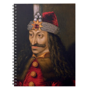 Vlad tepes Impaler Voivode porträtt Dracula histo Anteckningsbok