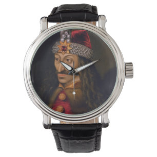 Vlad tepes Impaler Voivode porträtt Dracula histor Armbandsur