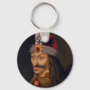Vlad tepes Impaler Voivode porträtt Dracula histor Nyckelring