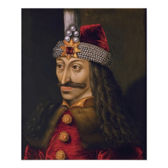 Vlad Tepes: Pfalaren, Dracula, Drakens Prins, Voiv Fototryck (Framsidan)