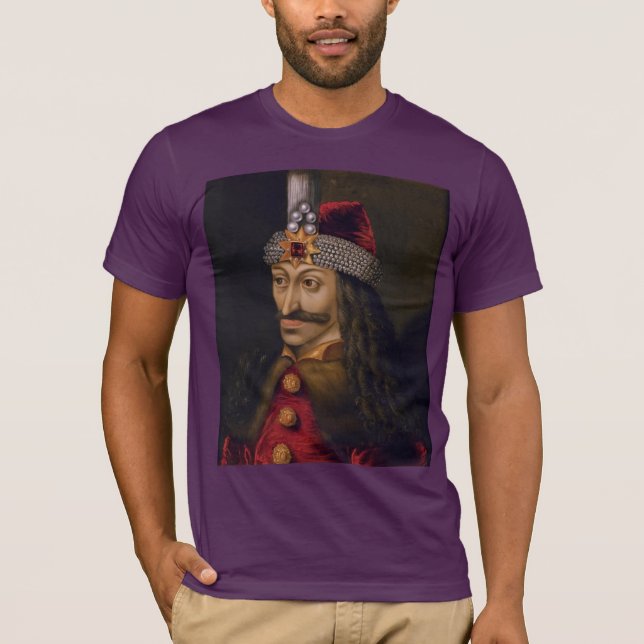 Vlad Tepes: Pfalaren, Dracula Drakprins Voivode T Shirt (Framsida)