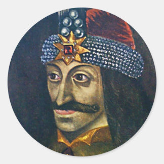 Vlad the Impaler (Dracula) Stickers Runt Klistermärke