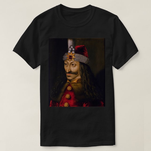Vlad The Impaler Vlad Tepes Rumänien T Shirt (Design framsida)