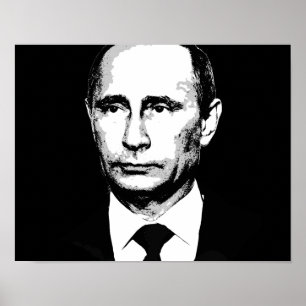 Vladamir Putin Ansikte Poster