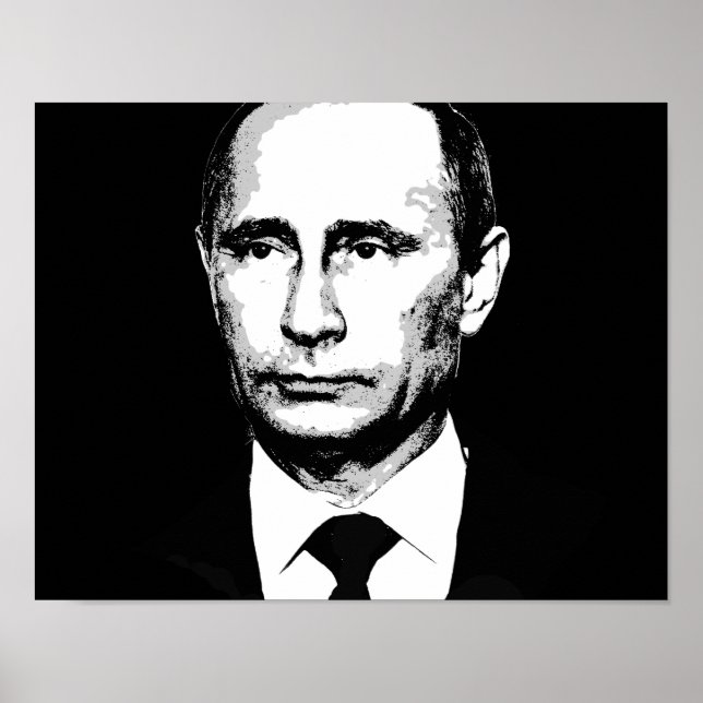 Vladamir Putin Ansikte Poster (Framsidan)