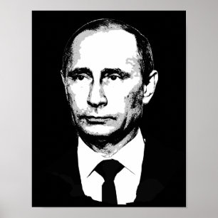 Vladamir Putin Ansikte Poster